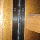 Compactom brand mahogany English cabin wardrobe for men
