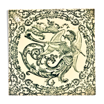 19th-19th-sized earthenware underside