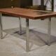 Table basse design en palissandre et céramique 1960’s