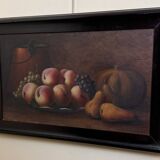 Jeanne LECHLEITNER: Still life with fruits signed lower right