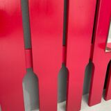 Vintage Wall-Mounted Coat Rack with Mirror and Drawer, 1960s, Czechoslovaki