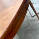 Table ronde extensible vintage scandinave