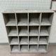 Large distressed wooden locker cabinet (renovated)