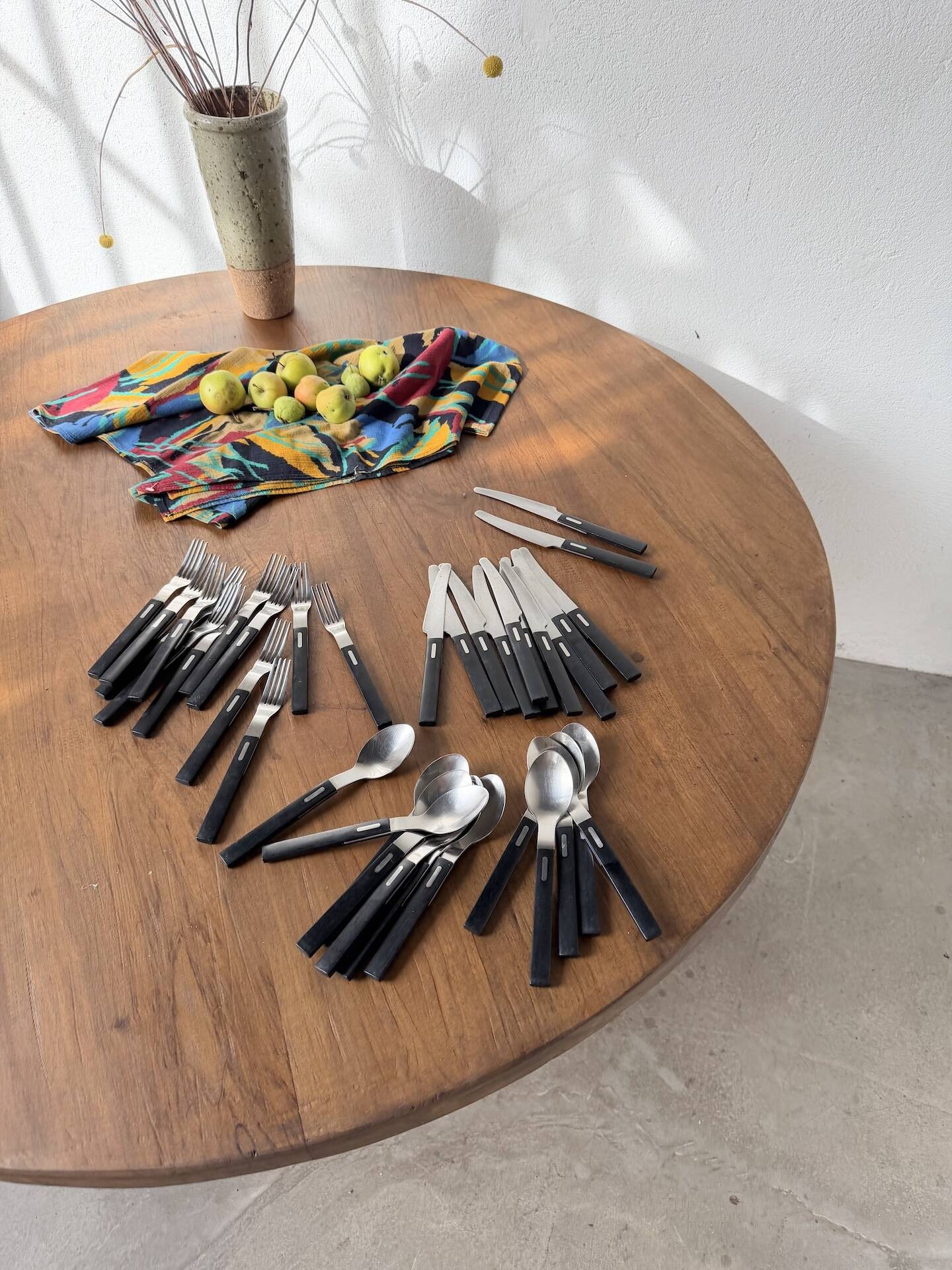 Lot of vintage Ikea cutlery by Olle Gyllang.