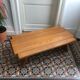 Table basse en orme massif