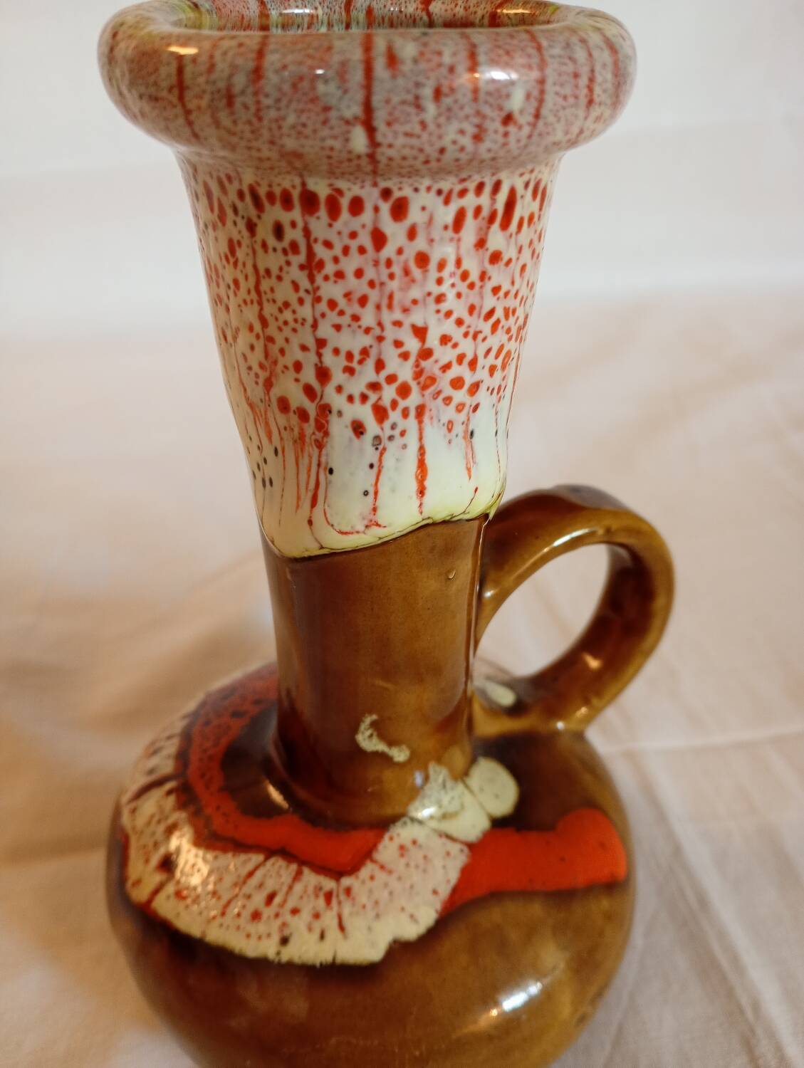 Vintage candlestick vase