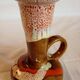 Vintage candlestick vase