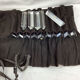 15 antique baccarat crystal knife holders