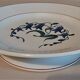 Flat plate with heel earthenware Longchamp décor Simone