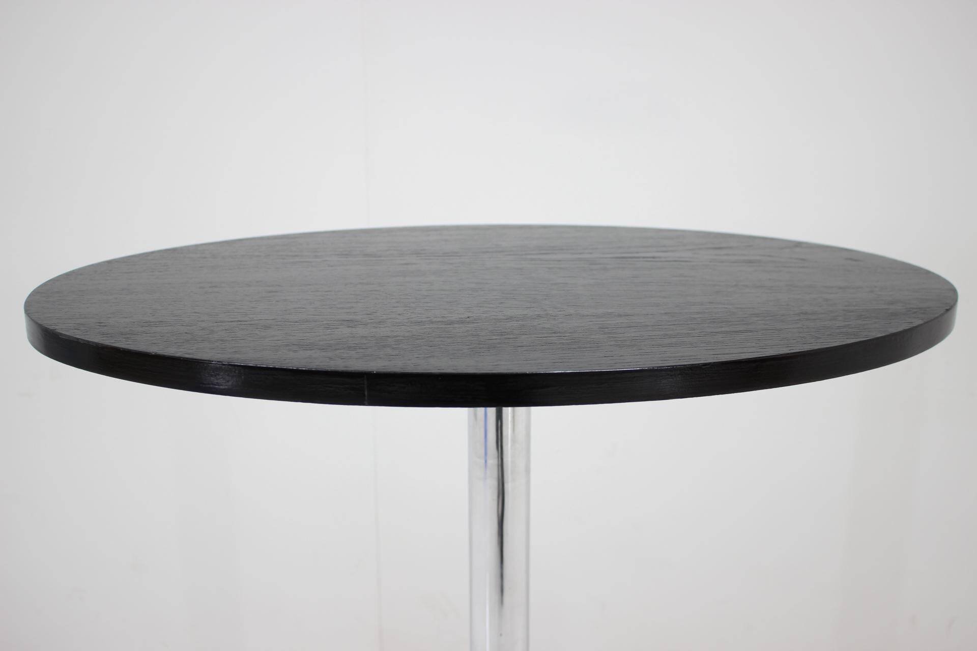 Rare Bauhaus Chrome Table by Robert Slezak, 1930s