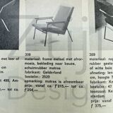 Vintage armchair model 2520 by Gelderland, blue upholstery, 1960s