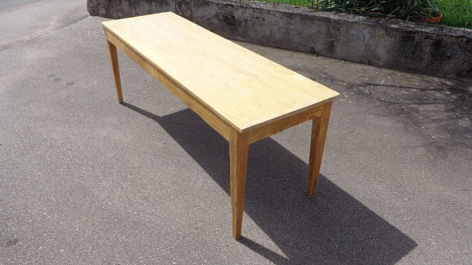 Sheathed foot table