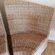 Wicker decorative armchair