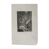 Gravure de 1810 de "Saint Etienne-Du-Mont"