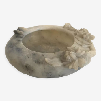 Flower marble ashtray