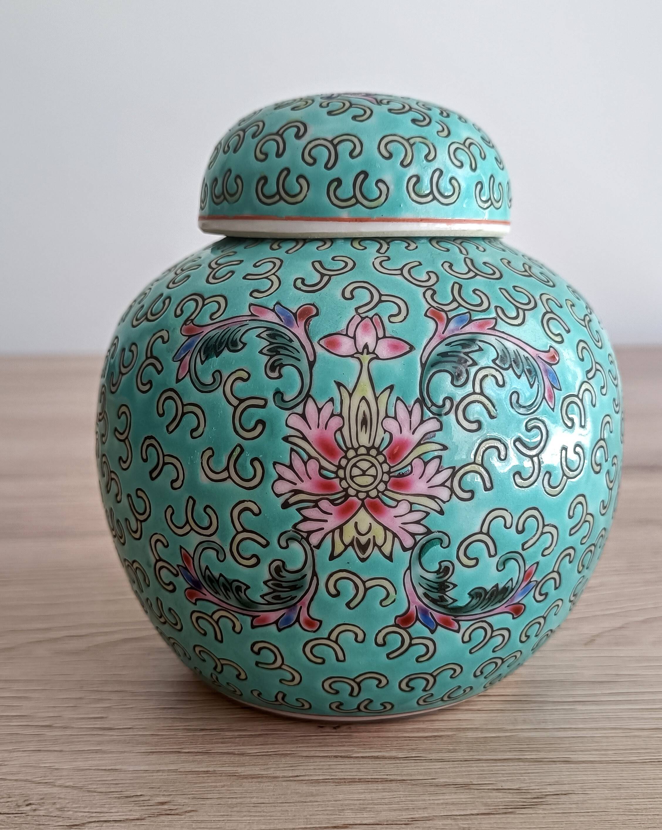 Pot à thé ou à gingembre Jingdezhen chinois