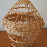 Vintage rattan cage