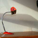 Desk lamp year 50 red granite painting