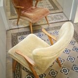 Lot of 2 Wing chairs chair Zig Zag