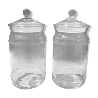 Pair of vintage jars