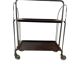 Vintage folding side table / bar cart / side table