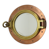 Authentic copper porthole mirror nautical shipping 32cm