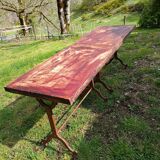 Pair of antique bistro tables