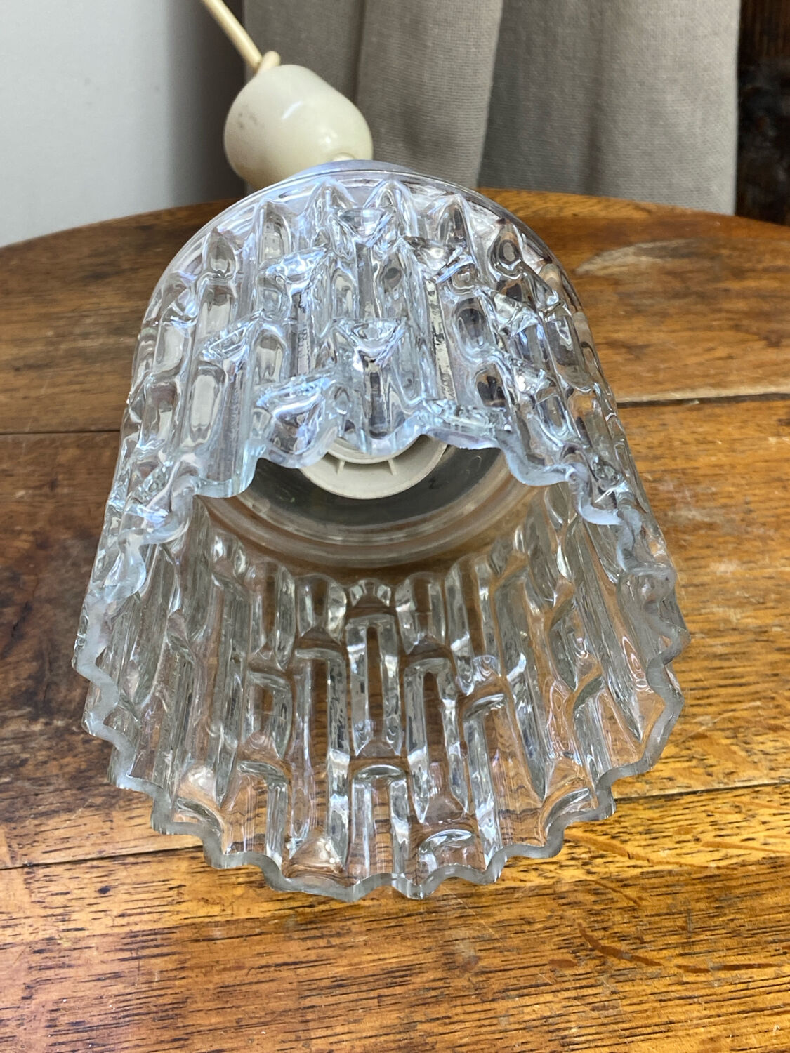Suspension, verre et métal, années 60