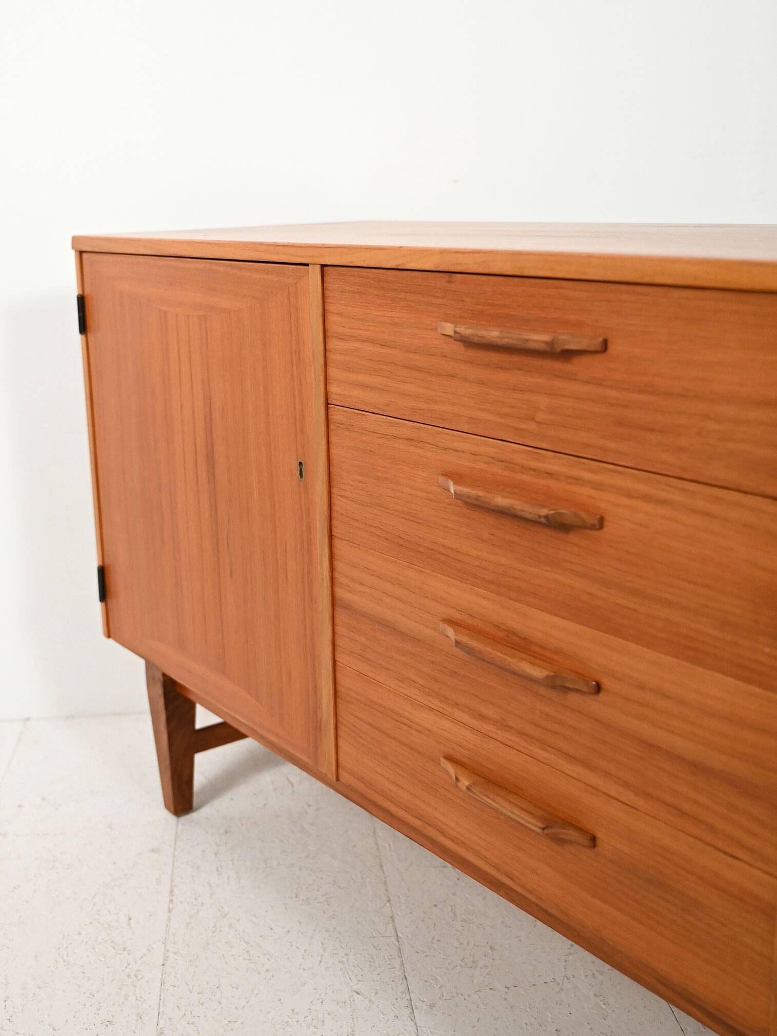 Scandinavian teak sideboard produced by Ajfa Möbelfabrik