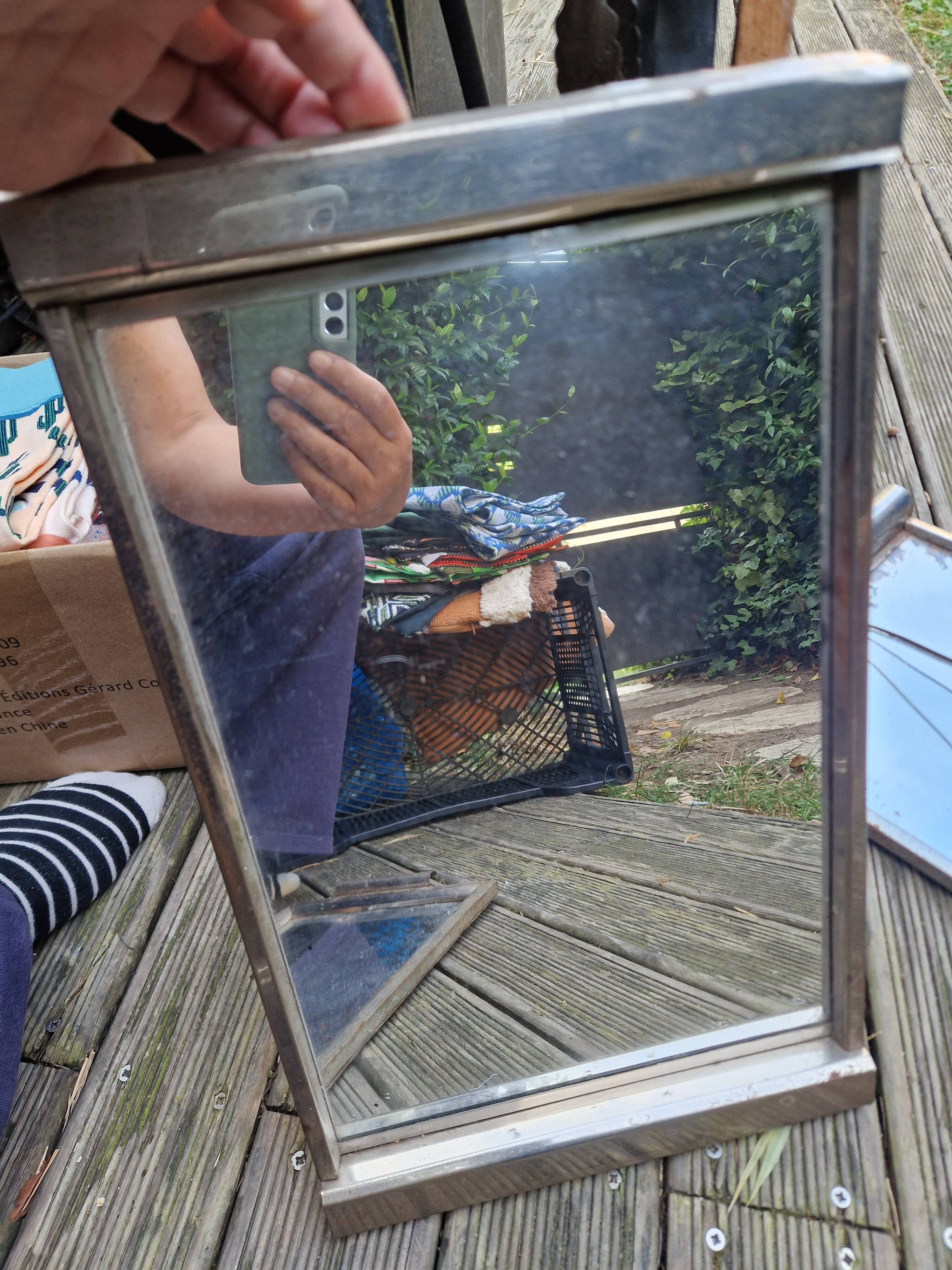 2 plateaux miroirs