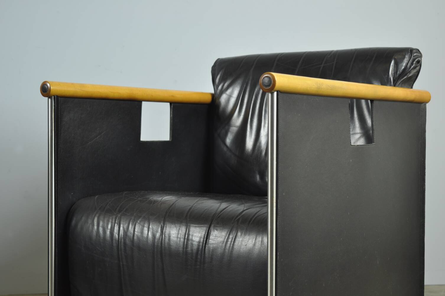 CASTELIJN / vintage easy chair “the box” / Mazairac & Boonzaaijer  / 1980s