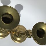 Pair of classic brass candlesticks