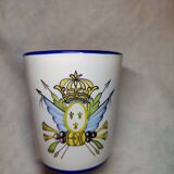 Nevers Montagnon earthenware cup commemorating the Revolution