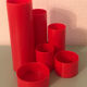 Penrex Swiss office organizer vintage orange pencil pot