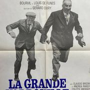 Original cinema poster "La Grande Vadrouille" Louis de Funes, Bourvil 60x80cm 1966