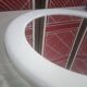 Syla round plastic mirror 70s