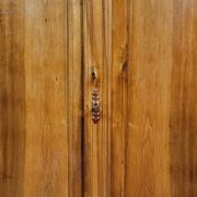 Empire period wardrobe, made of solid walnut, dating from the early 19th century.