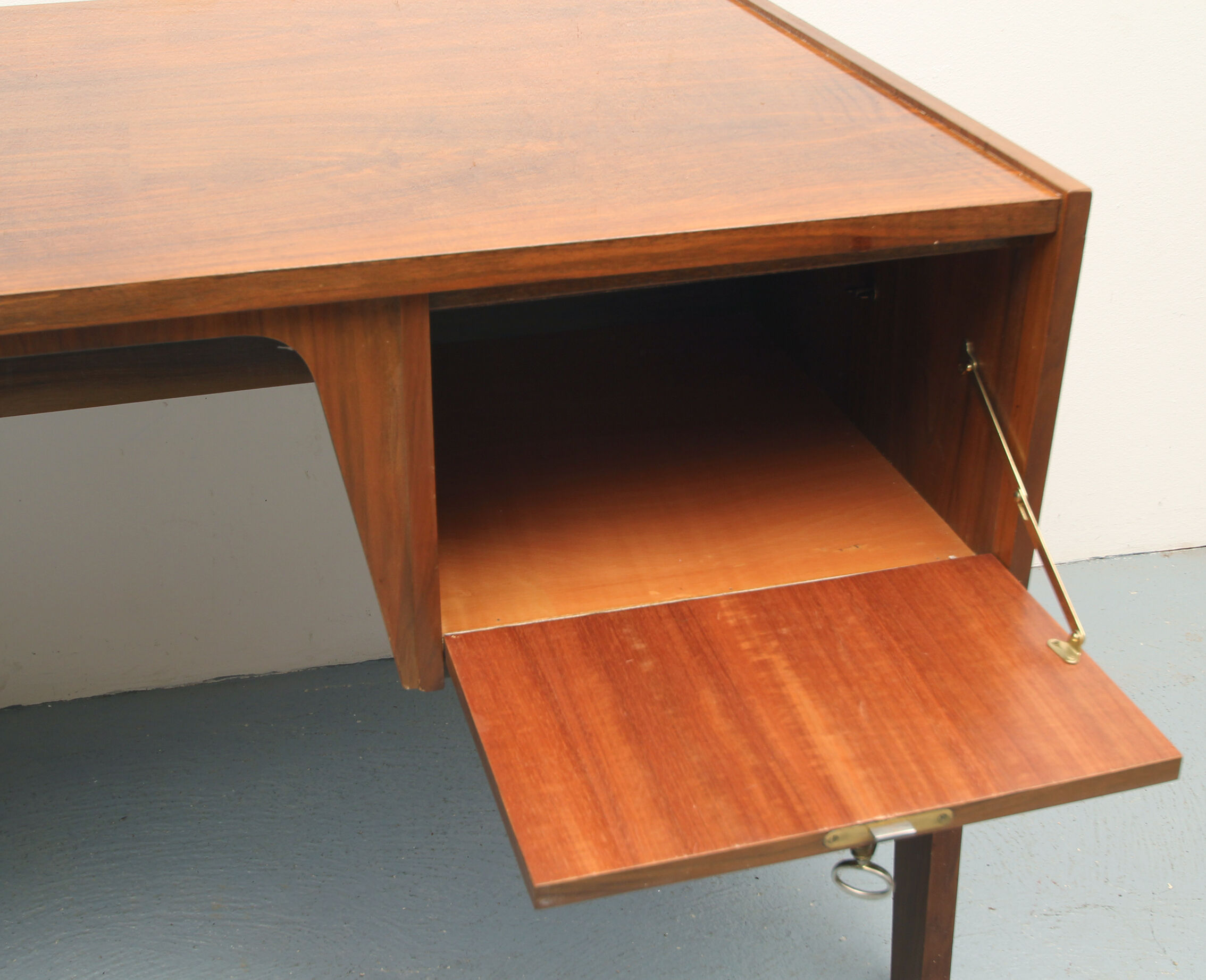 1950s desk in walnut
