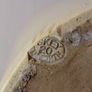 Ancienne jarre à rhum britannique en grès vernissé SRD - Normandie - années 40.