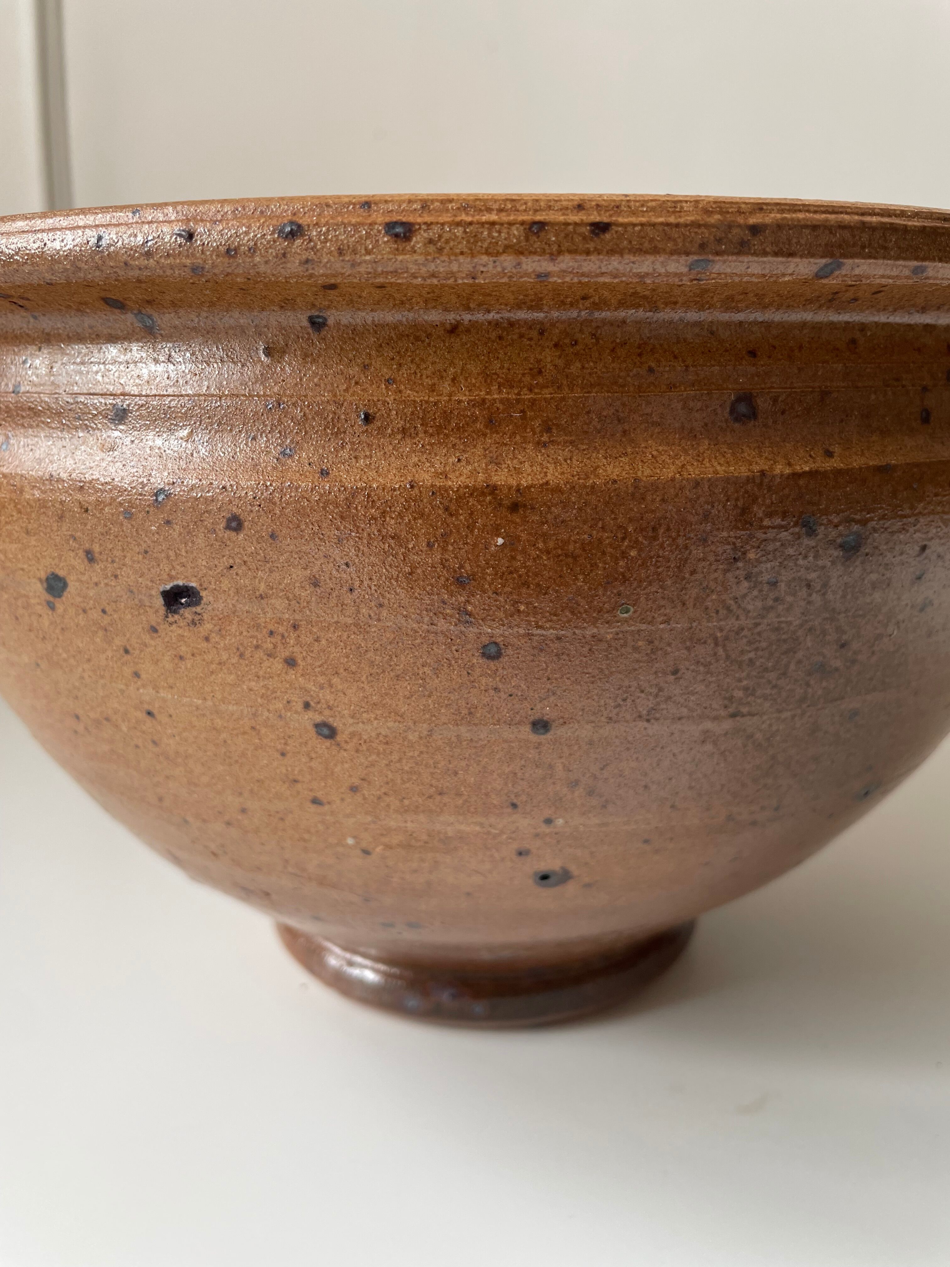 Pyrite stoneware salad bowl
