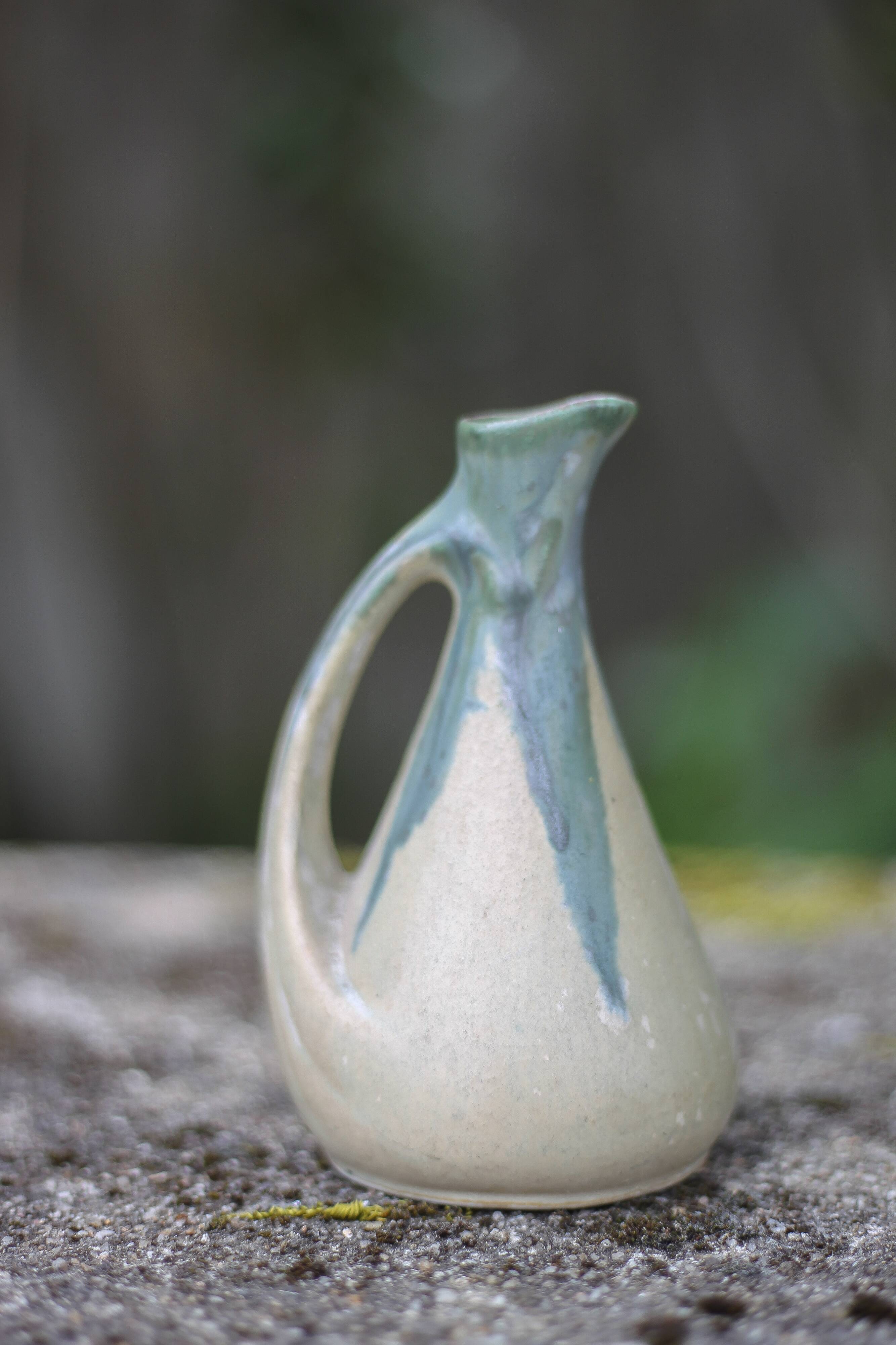 Pichet céramique Denbac, petit pichet céramique flammé