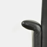 Leather armchair by hans olsen, denmark 1960s