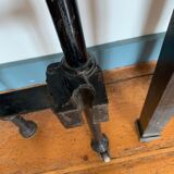 Victorian bed wrought iron and brass