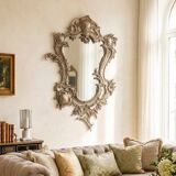 French bronze cornucopia mirror, first half of the 20th century.