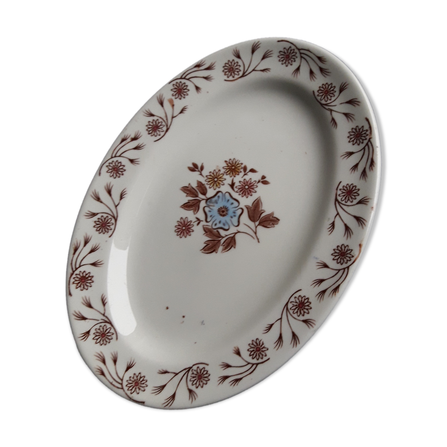 Grindley Hercules vitrified Southwind 22 x 15.5 cm oval dish