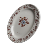 Plat ovale Grindley  Hercules vitrified Southwind 22 X 15,5 cm