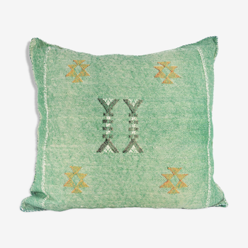 Almond green sabra cushion 45 x 45 cm