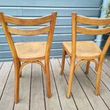 Pair of Baumann bistro chairs no. 56