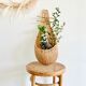 Hanging basket wall decoration
