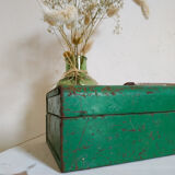 Green toolbox or case - metal